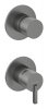 Deante Silia Bateria wannowo-prysznicowa podtynkowa titanium BQSD44P